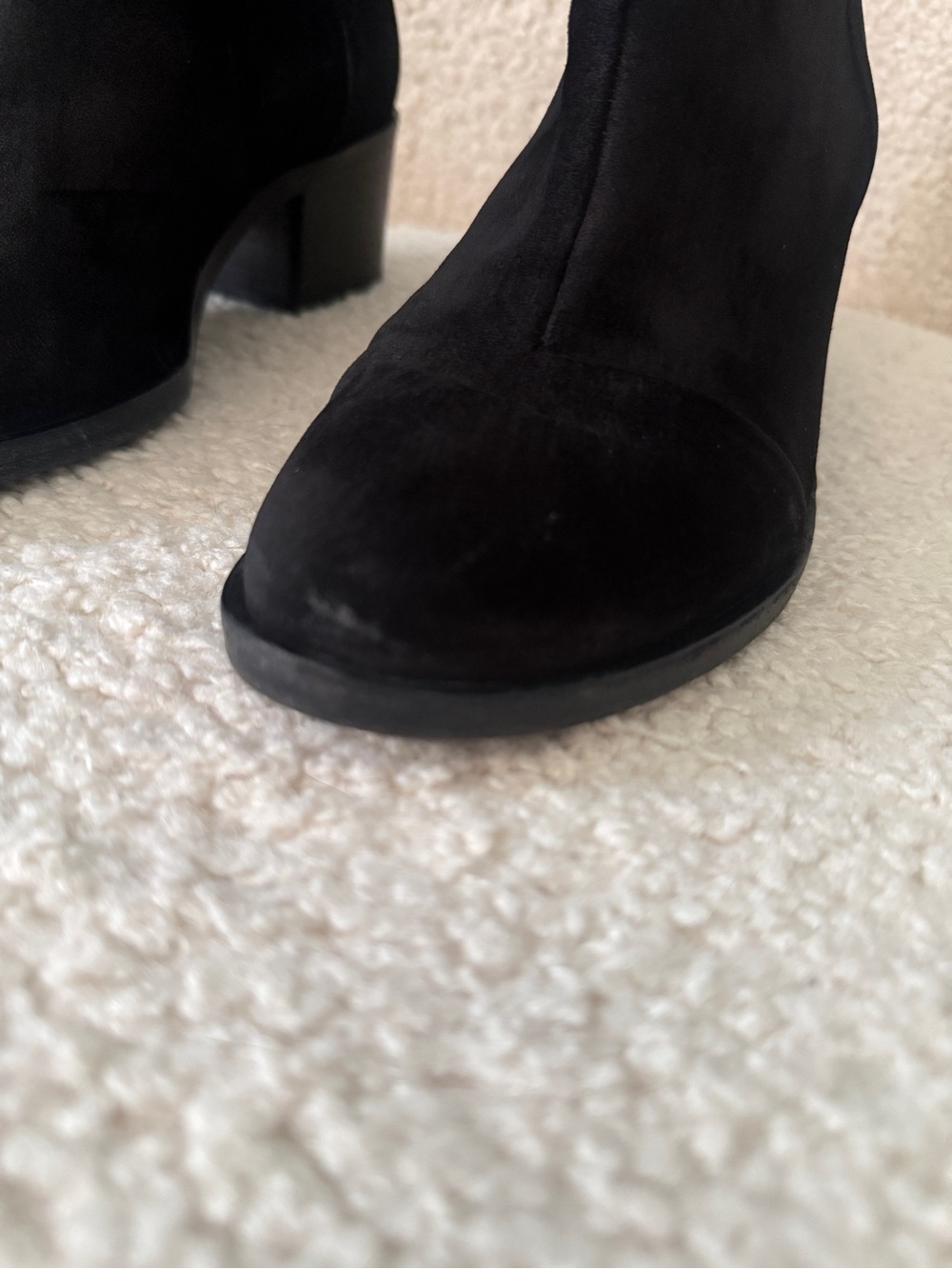 Rag & Bone Black Suede Leather Ankle Booties - Picture 5 of 10